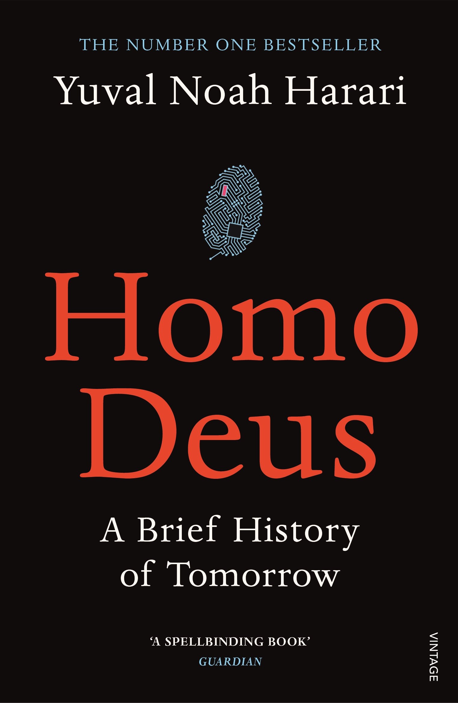 Cover of Homo Deus by Yuval Noah Harari